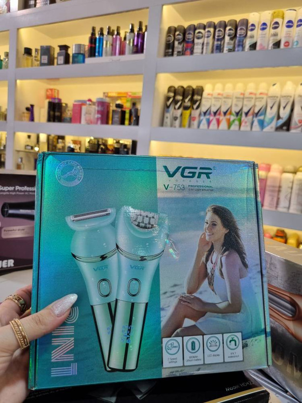 اپیلاتور (شیور بدن بانوان) 2 کاره وی جی آر مدل V-753