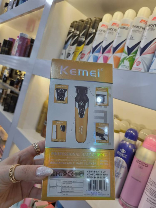 ماشین اصلاح موی سر و صورت Kemei KM-1572 اورجینال